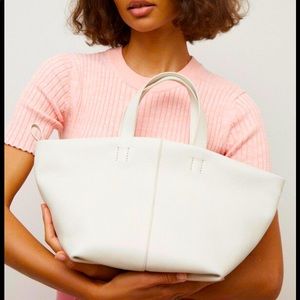 🆕 Tulipano Leather Medium Tote MANSUR GAVRIEL